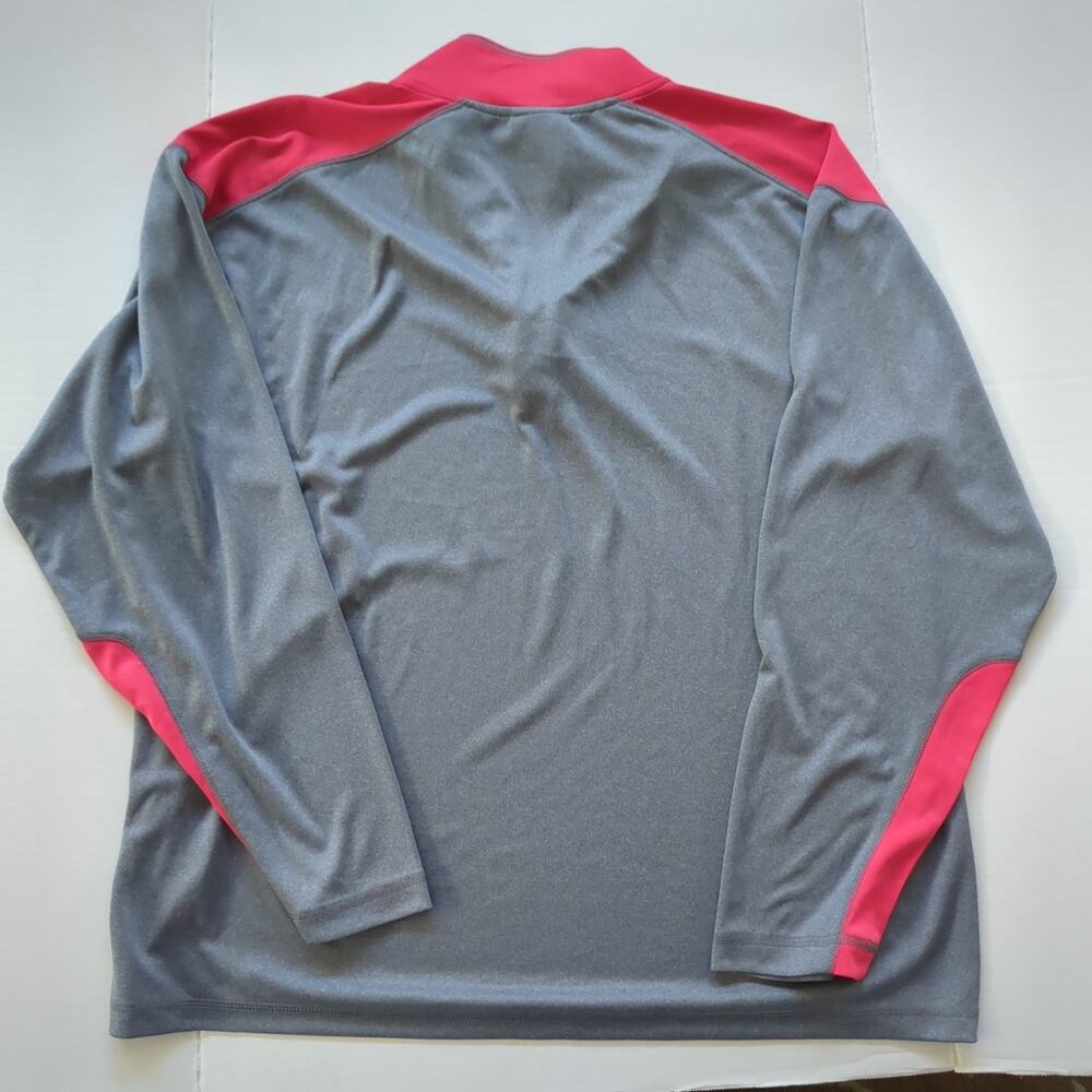 Detroit Red Wings Quarter Zip Pullover 2XL Red and Grey NHL Licensed Rarely Worn - Picture 2 of 6